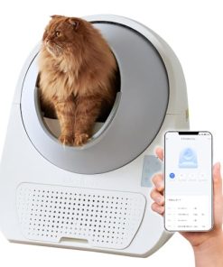 【OFT】 自動 猫 トイレ CATLINK SCOOPER PRO-X LUXURY トイレ 猫 自動 ねこ ネコ 全自動 おしゃれ ペット 大型 スマホ 本体 飛び散る 消臭 猫砂 簡単 多頭飼い 静音 ネコトイレ オゾン アプリ 日本語 ロボット