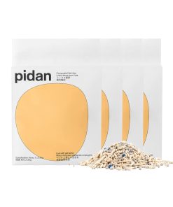 pidan 猫砂 おから 固まる ベントナイトとおから 混ぜる 脱臭 抗菌 真空パック 飛び散らない 天然素材 臭みから解放 (3.6kg×4袋)