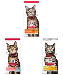 【セット買い】ヒルズ サイエンスダイエット キャットフード アダルト 1~6歳 チキン 1.4kg ドライ トライアル + サイエンスダイエット キャットフード アダルト ライト 1〜6歳 まぐろ 1.4kg ドライ 肥満 トライアル + サイエンスダイエット キャットフード 尿路の健康サポー