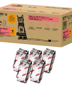 ヒルズ サイエンス・ダイエット キャットフード アダルト ライト 1~6歳 チキン 4.8kg (300g x16袋) 成猫用 ドライ 肥満
