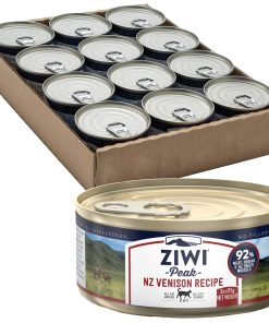 ジウィピーク (ZIWI Peak) 缶詰 ベニソン (猫用) 85g×24缶